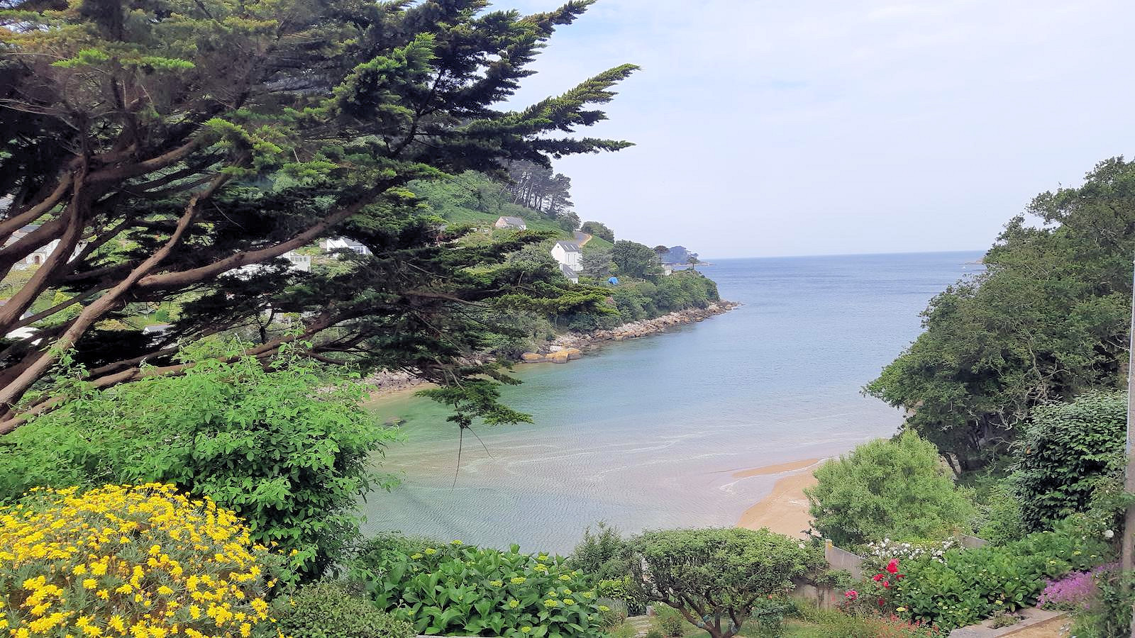 Vue sur le littoral